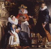 Jacob Jordaens The Family of the Arist (mk08) USA oil painting artist